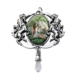 Pure Heart Enchanted Cameo Pendant by Anne Stokes