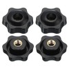 PATIKIL M10 x 38mm Through Hole Knob Nut Screw, 4