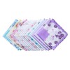 La closure Women's 100% Cotton Handkerchiefs Print Floral Handkerchief Assorted