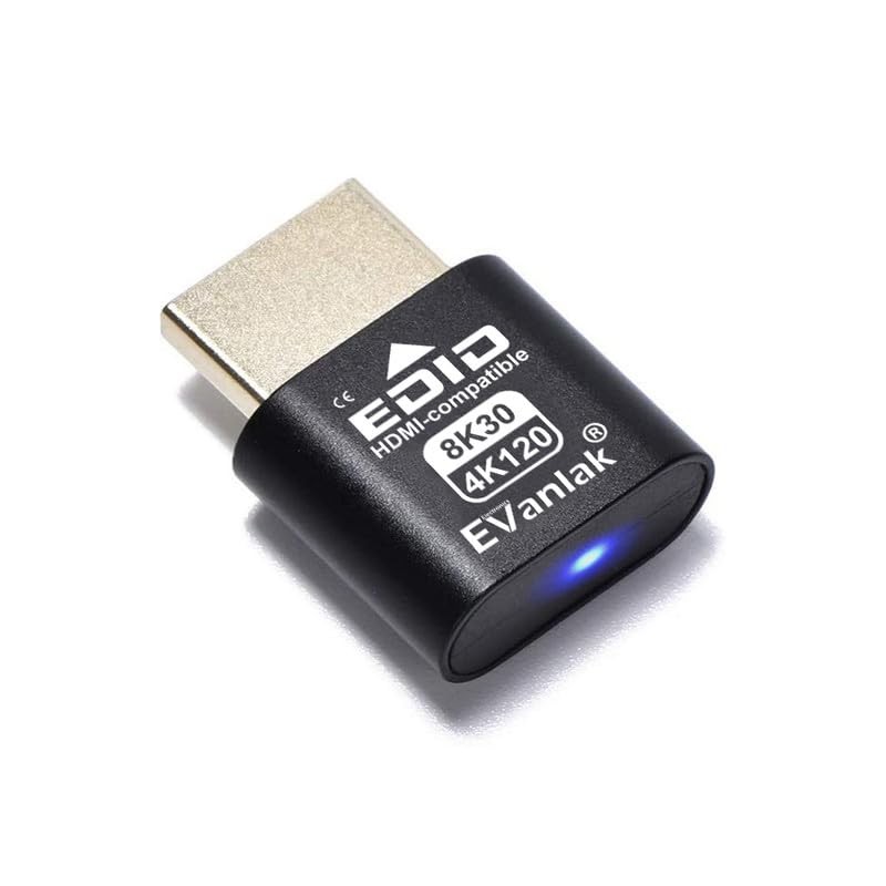 8K 120Hz HDMI Virtual Display Adapter – High-Resolution Monitor Emulator