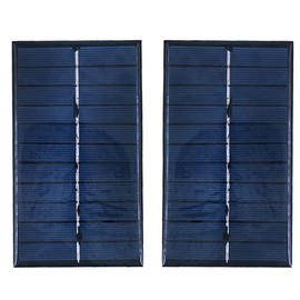 Pack of 2 ZONADAH 1.6W 5.5V Mini Solar Panel Kit, Batter Charger, DIY Home, Science School Projects, Camping,Fishing, Hiking Outdoor Garden Led Light Charging tools