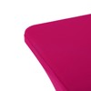 Peomeise 6FT Spandex Table Cover Rectangular Stretch Spandex Tablecloth (Fuchsia,6FT)