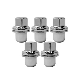 Oispyer 5PCS M14x1.5 Chrome Wheel Lug Nut 22mm Hex Compatible with 2003-2024 Land Rover Range Rover LR3 LR4 Discovery and Range Rover Sport Defender 90 110# 611-297 LR068126