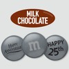 M&M'S 25th Anniversary Milk Chocolate Candy - 2lbs Anniversary Themed