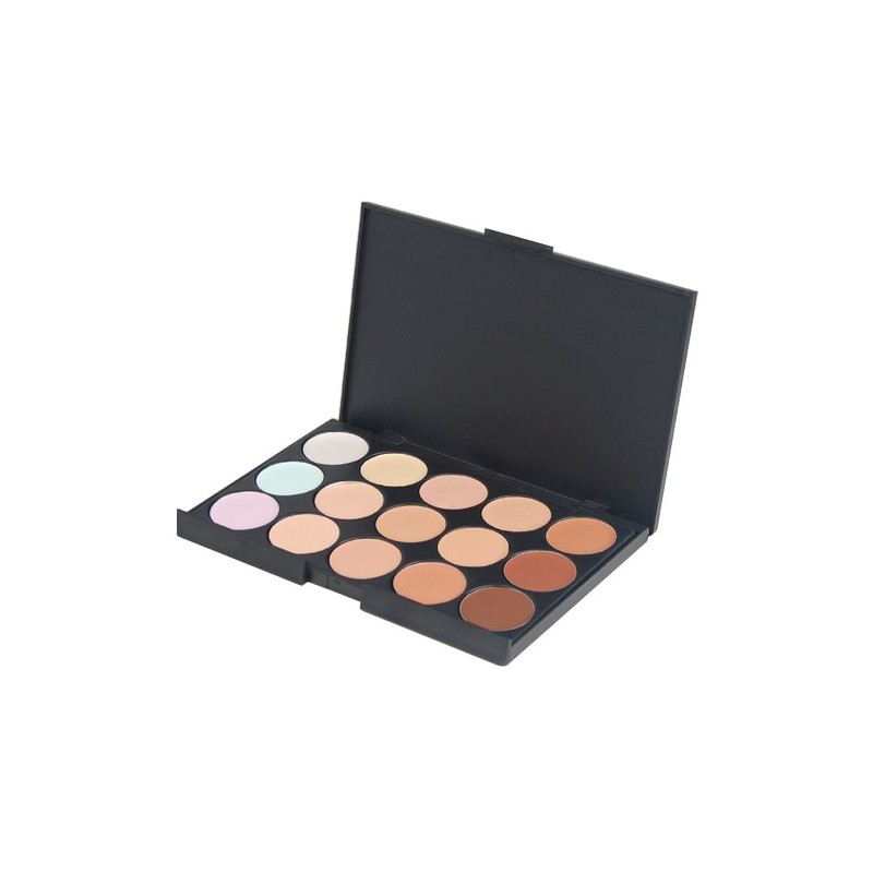 Accessotech 15 Colour Sheer Concealer Camouflage Palette Makeup Eyeshadow Bronzer