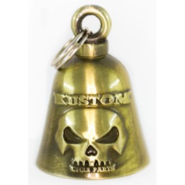 Kustom Cycle Parts Marine Corps Motorcycle 'Evil Spirits' Biker Guard Bell. Bronze Bell
