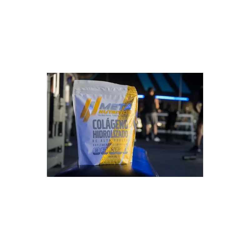 Colageno Hidrolizado Meta Nutrition 500 Gr, 50 Porciones Sin sabor