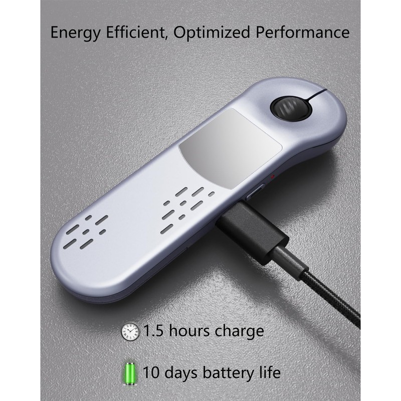 GUVOHUT Air Mouse Bluetooth Presenter with Touchpad for PC/iOS/Android, Rechargeable