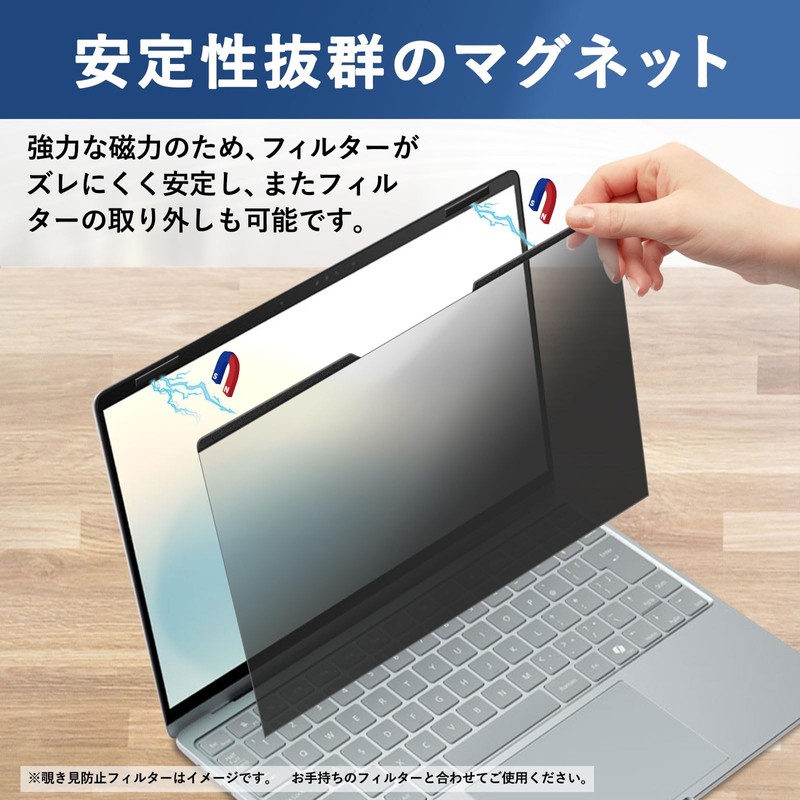 Lifeinnotech Magnetic Stickers Magnetic Computer Peeping Filter Attachment Magnet Set