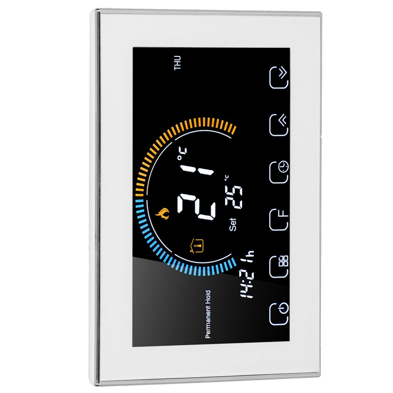 Intelligent Thermostat with LCD Touch Screen Temperature Controller for Home