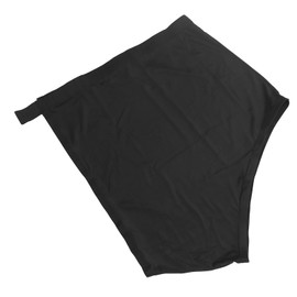 Tbest Elastic Horse Shoulder Guard Chest Guard Anti Rub Bib Back Protector Genuine PU Black (L)