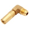 Uenede 5Ft Propane Hose with 0-20 PSI Adjustable Regulator, Brass