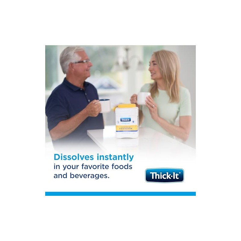 Thick-It - Engrosador instantáneo de alimentos y bebidas, original, 36