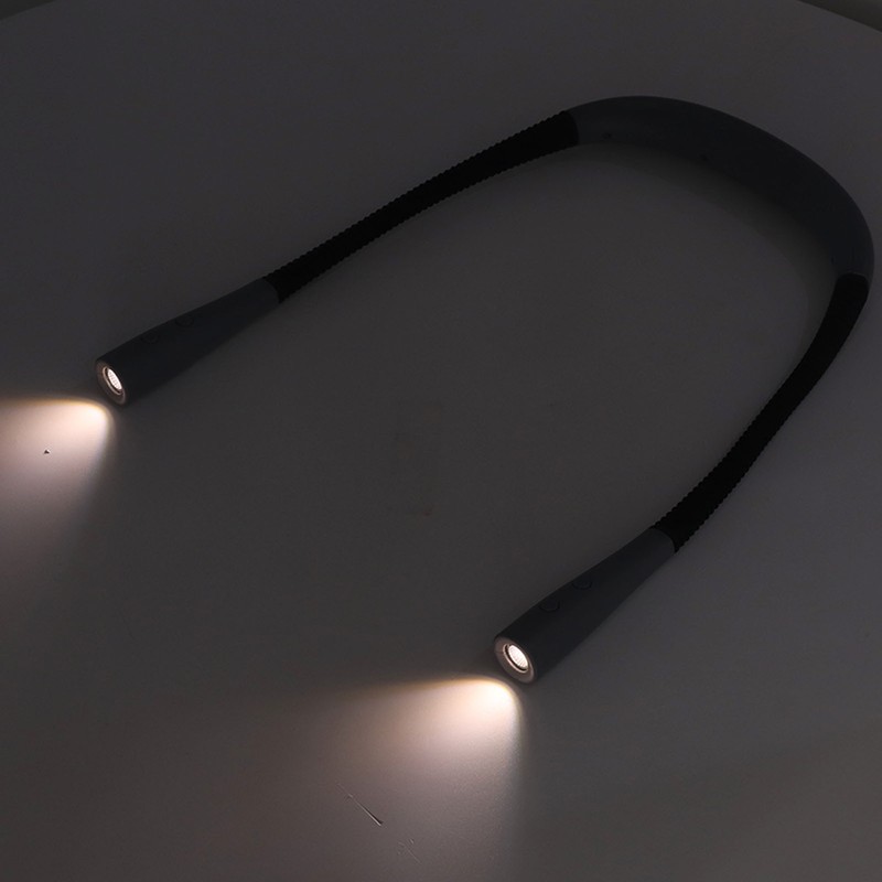 Neck Light Color Brightness Adjustable Eye Friendly Rechargeable Reading Light