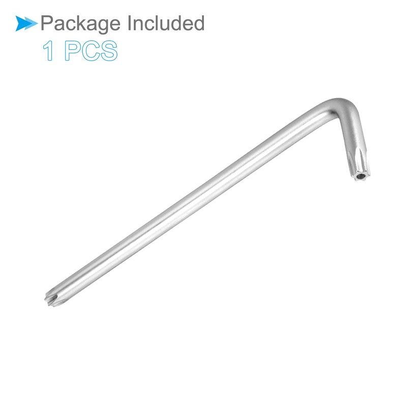 CoCud Tamper Proof Torx Key T45 Torx Nickel Plated L