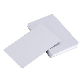 Business Cards Customer Engraving DIY Gift Cards Office Tool 50Pcs Metal for Home Office Silver