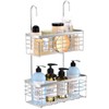 YUOROS Shower Caddy Hanging, 2 Tier Over the Door Shower