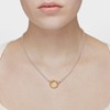 TOUS Small Gold-Plated Hold Ring Pendant, 16mm