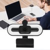 Webcam USB2.0 1080P HD 30FPS High Resolution LED Light PC