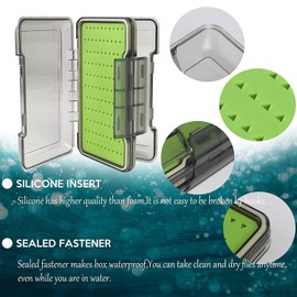 Maximumcatch Maxcatch Fly Fishing Box with Accessories Vest Pack Tool Combo Line Nipper/Forceps/Zinger/Leader Straightener (UMSA Fly Box+Accessories)