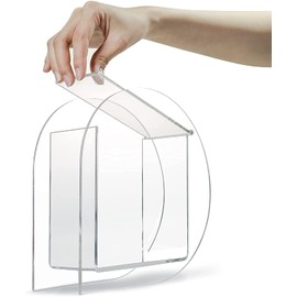 RECAPS Storage Holder Kitchen Organizer Plexiglass Holds Aluminum Lid Foil Seal Coffee Pod Tea Bag Sugar Packet