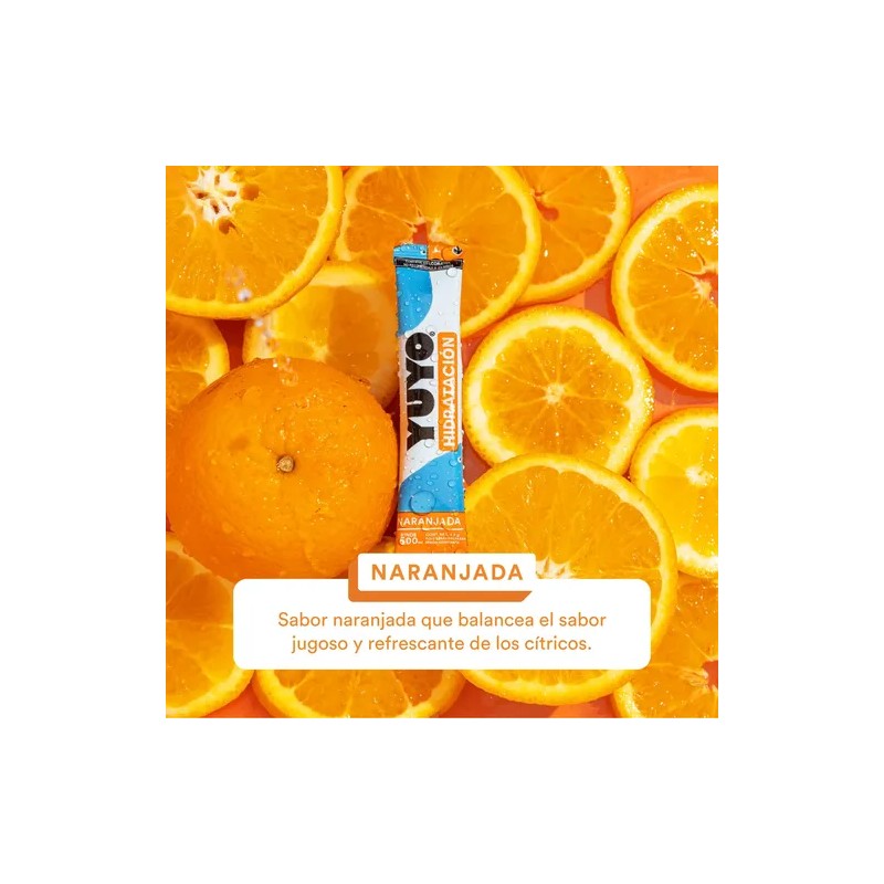 Pack 80 Unidades Yuyo Vitaminas Naranja Electrolitos