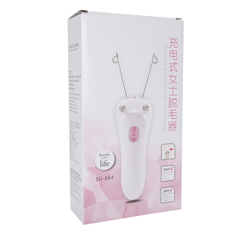 Electric Threading Epilator Hair Remover USB Charging Cotton Thread Epilator