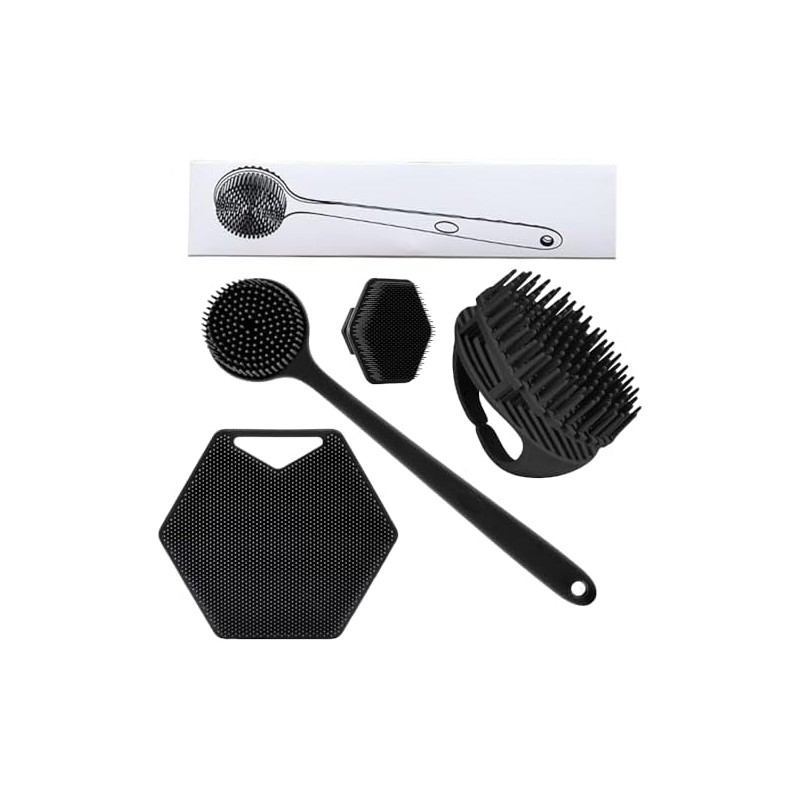 Cepillo de baño multiusos, juego de cuatro piezas, material de