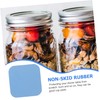 Ciieeo 4pcs Rubber Jar Opener Gripper Pads Non-Slip Kitchen Coaster