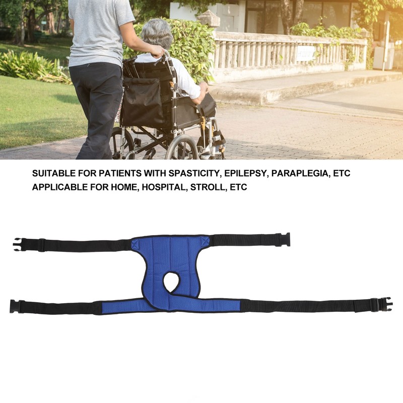 Wheelchair Thigh Restraint Belt Adjustable Wheelchair Thigh Harness Strap with