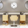 Timelike Barber Equiment Tools Wall Clock Modern Design Barber Shop