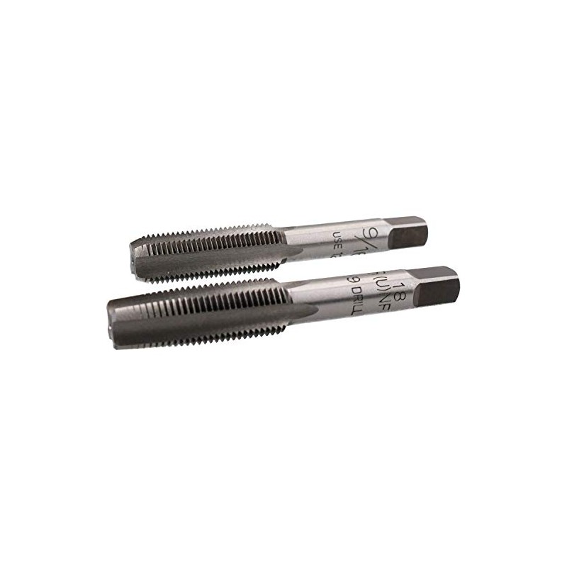 9/16" x 18 UNF Imperial Tungsten Steel Taper and Plug