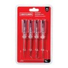 CRAFTSMAN Screwdriver Set, Pick & Hook, Acetate Handle, 4 Piece