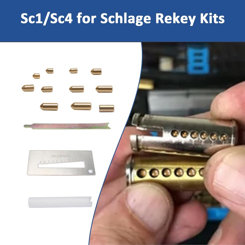 EAORBD SC1/SC4 Keyway Re-Key Kit Compatible with Schlage Rekeying Kit