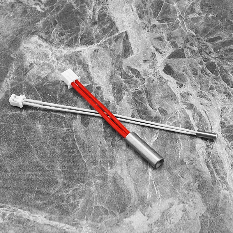 ECSiNG 2PCS 3D Printer Heating Rod 24V 50W with Thermistor