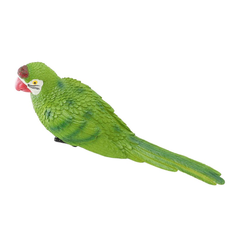 Parrot Figurine Simulation Vivid Innovative Wall Mounted Hand Painted Resin
