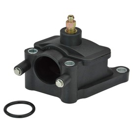 TRQ Coolant Housing & Bleeder Screw Valve Kit Set Compatible with Chrysler Dodge 2.7L V6