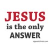 SIgns of Christ - Jesus is the ONLY answer yard
