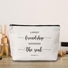 GREOXG Christian Makeup Bag, A Sweet Friendship Refreshes the Soul,