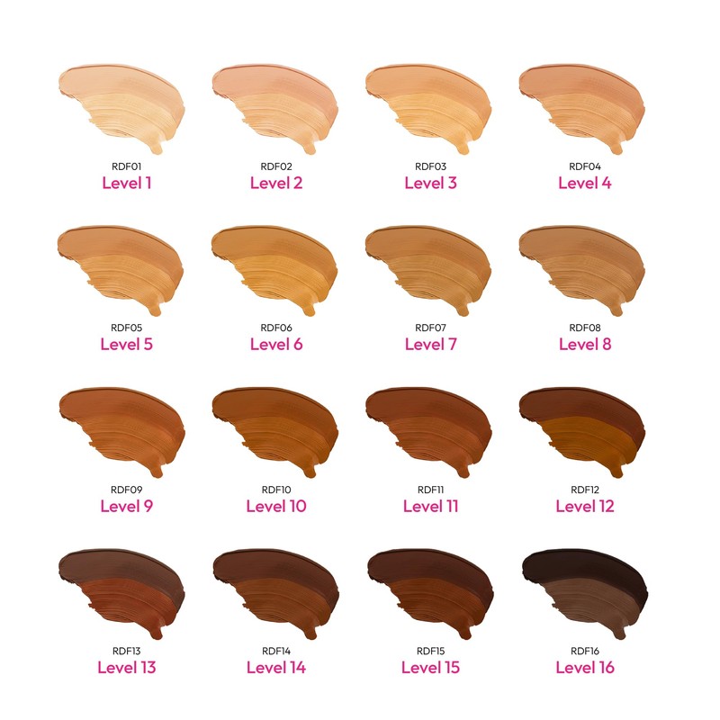 Ruby Kisses Cream Foundation 3D Face Creator 2-Color Foundation and