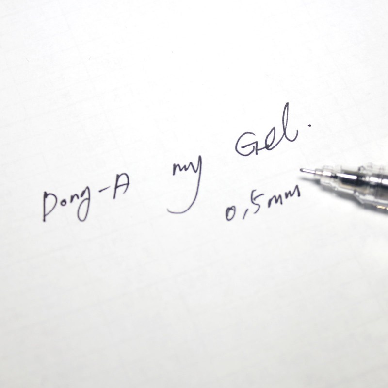Dong-A My Gel Ink 0.5mm Roller Ball Pen - Black