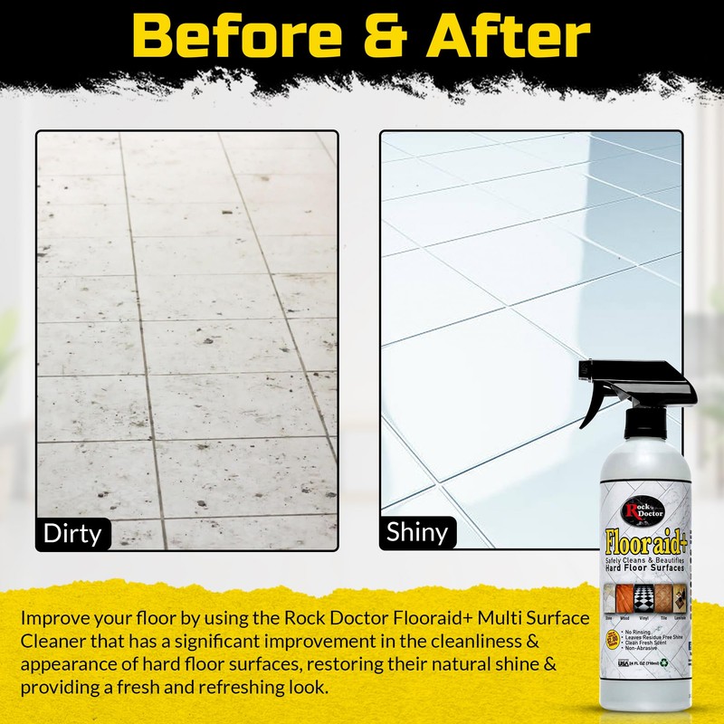 Flooraid Rock Doctor Multi-Surface Cleaner Combo Pack 64oz and 24oz
