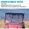 ECOTRIC Hard Top Compatible with 2005-2026 Kawasaki Mule 600 610