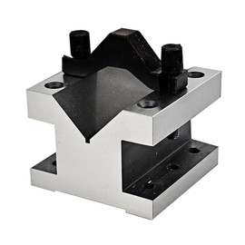 moyiw V-Shaped Block, Professional Grade V Shaped Blocks, Precision Adjustable Angle V Block, V Block Grounding Matched Pair, Long Lasting Performance, for Precise Machining Tasks in Workshops