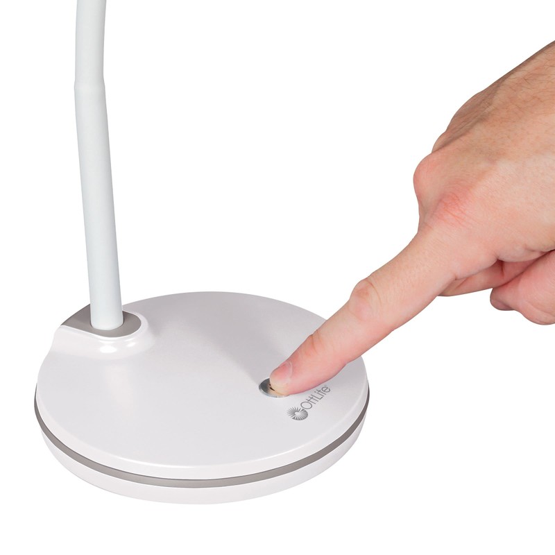 OttLite Study LED Desk Lamp with 3 Brightness Settings
