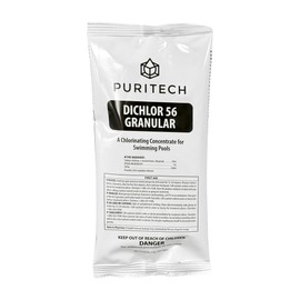 Puri Tech Sodium Dichlor Chlorine Shock Granules for Sanitizing Hot Tubs and Spas – Fast-Acting, pH Balanced Sanitizer - 56% Available Chlorine, 99% Sodium-Dichlor-1 Pound