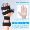 Hand Splint Brace with Finger Support and Straightening for Left