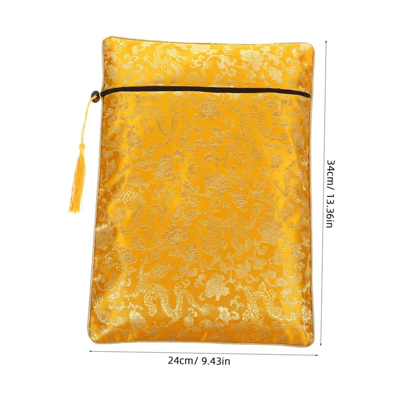 TEHAUX Versatile Zipper Storage Pouch for Documents Pens More Pattern