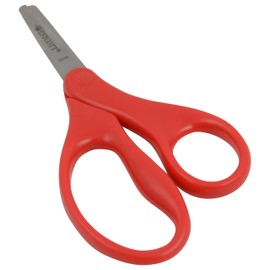 Westcott 5" Blunt-Tip Scissors for Kids Ages 4-7 - Durable School or Craft Scissors in Assorted Colors Red or Blue