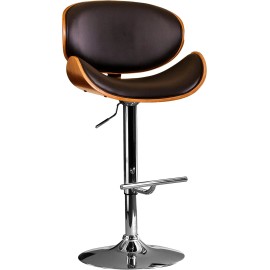 Modern Contemporary Swivel Velvet Lift Adjustable Height Lightweight Bar Stool Curved Seat Back (Gray) for Dining/Living Roomcolor: Black + Metal + American Design, size: 21.00* 21.00* 44.00in